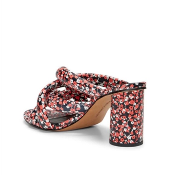 Rebecca Minkoff Amandine High-Heel Slide Shoes. - Picture 2 of 3